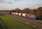 151 033 mit DGS 69318 (EGP, Hamburg Hohe Schaar–Deuna Zementwerk) am 13.11.2013 zwischen Radbruch und Bardowick