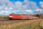 112 006-2 der WFL im Ersatzverkehr im Expresskreuz Bremen/Niedersachsen s�dlich von Stubben nach Bremen am 29.3.26 Gr��e an den Tf