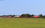 245 027 und 628 540-6  Rantum  mit dem AS/D 1439 (Westerland(Sylt)-Niebüll/Bredtstedt) bei Emmelsbüll 31.8.20