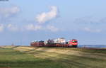 245 024 mit dem AS 1423 (Westerland(Sylt)-Niebüll) auf dem Hindenburgdamm 2.9.20
