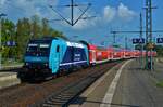 Am 30.05.21 war 245 205-0 mit einer Dosto-Garnitur als RE6 (RE 11024) von Hmburg-Altona nach Weserland (Sylt) unterwegs und erreichte dabei den Bahnhof Itzehoe.