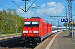 Am 30.05.21 schob 245 027 den RE6 (RE 11049) von Westerland (sylt) nach Hamburg-Altona.