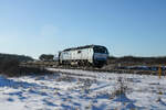 DE 2700-03 verlässt mit ihrem Autozug die Insel Sylt in Richtung Festland (14.02.2026)