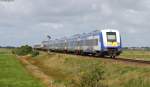 NOB81746 (Hamburg Altona-Westerland) mit Schublok 251 011-3 bei Morsum 7.8.12