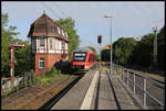 DB 648848 nach Kiel fährt hier am 27.05.2020 um 8.22 Uhr in den HBF Rendsburg ein.