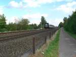 DSB IC 3 5084 als EC 36 von Kopenhagen nach Hamburg Hbf am 21.08.07 beim berqueren der A 1 zwischen Lbeck Hbf und Reinfeld (Holst.).