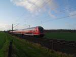 Nachschuss auf den RE 21421 Lbeck Hbf - Hamburg Hbf bei Reinfeld (Holst.) am 19.12.08.