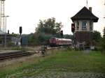 Grevesm�hlen Bf; RE 21628 verl�sst den Bahnhofsbereich zur nach Kiel, 20.09.2008