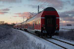 Am 08.12.2022 holte die WFL einen hauptuntersuchten Wagen aus der Werkstatt und einen neu erworbenen Wagen aus dem SSM in Mukran mit 114 006 ab.