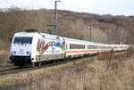 101 003 am 05.01.2022 mit dem IC 2213 Ostseebad Binz - Stuttgart Hbf.