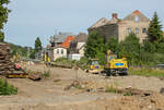 Umbauarbeiten auf dem Bahnhof Sassnitz zur ESTW Anbindung mit Gleisbau-u.