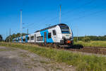 4746 805 als RE9 (76378) der ODEG auf der Fahrt vom Ostseebad Binz nach Stralsund Hbf.