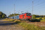Die nagelneue SIEAG 248 998 fuhr am 21.06.2022 gemietet oder geleast von EGP einen beladenen Düngerzug von Lancken/Bergen nach Kleeth.