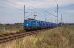 EGP 140 853 mit gesammelten Leerkisten aus Mukran nach Hamburg.