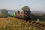 Die EBS 140 789 & 140 772 zogen am 06.06.2023 einen Getreidezug nach Mukran, bei Lietzow.