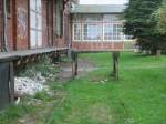 Der Rest vom Prellbock vom nicht mehr existierenden G�terbodengleis in Sassnitz am 21.Oktober 2012.