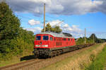 232 347 am 22.09.2022 mit Grenzlast von Lubmin nach Rostock Seehafen.