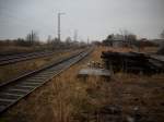Am 24.Januar 2009 lag in Altefhr noch das Ladegleis was bereits ohne Verbindung zum Hauptgleis war und spter abgebaut wurde.