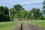 Während die Jeetzeltalbahn an einigen Stellen schon stark zugewachsen ist ist sie kurz hinter Dannenberg recht frei. Jedoch rollte hier zuletzt vor 20 Jahren ein Zug. Ursprünglich war geplant hier 2020 bzw 2021 wieder Züge bis Wustrow fahren zu lassen dies wurde jedoch durch zahlreiche sanierungsbedürftige Brücken verhindert. 

Dannenberg 31.07.2021