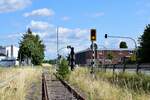 In Lüchow steht der modernste Bahnübergang der Jeetzeltalbahn.