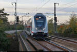 Am späten Nachmittag wird ein IC über Magdeburg und Berlin nach Cottbus geführt. DBpbzfa <sup>668.2</sup>  Leipziger Neuseenland  (50 80 86-81 871-5 D-DB) durchfährt mit Schublok 146 555-8 soeben den Hp Magdeburg Herrenkrug.
Aufgenommen am Ende des Bahnsteigs 1.

🧰 DB Fernverkehr
🚝 IC 2431  Borkum  (Linie 56) Emden Außenhafen–Cottbus Hbf
🚩 Bahnstrecke Berlin–Magdeburg (KBS 201)
🕓 25.10.2021 | 17:10 Uhr