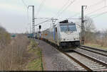 Mit etlichen Containern rauscht 186 425-5 durch den Hp Magdeburg Herrenkrug Richtung Magdeburg-Neustadt.
Fotografiert am Ende des Bahnsteigs 2.

🧰 Railpool GmbH, vermietet an die RTB Cargo GmbH
🕓 17.3.2022 | 12:07 Uhr
