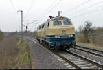 Auch 218 489-3 ließ sich im Hp Magdeburg Herrenkrug blicken. Vom Ende des Bahnsteigs 2 aufgenommen, ist sie allein Richtung Magdeburg-Neustadt unterwegs.

🧰 Railsystems RP GmbH
🕓 17.3.2022 | 13:13 Uhr