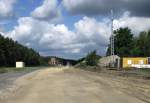 19.9.2010 Brand (Niederlausitz) - während der grundhaften Erneuerung der Strecke