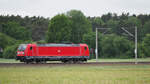 Nachschuss auf 147 004 während einer  DB Dienstfahrt  von Lübbenau Richtung Berlin.

Löpten, der 17.05.2025