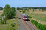 640 121-9 passiert die Haltepunkt Tafel vor dem Haltepunkt Hämerten.
