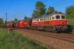 DB Cargo 232 484 am 08.05.2022 mit einem leeren Kalizug aus Stettin kommend, weiter nach Zielitz. Aufgenommen in Chorin. Normaler Weise wird dieser Zug in Angermünde auf E-Lok umgespannt. Ich vermute mal, dass dies wegen den Bauarbeiten im Bahnhof Angermünde nicht geschah.