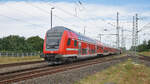 Modernisierte Doppelstockwagen Dosto97 Dosto03 Dosto07 DB Regio Nordost von Regionalbahn 77  