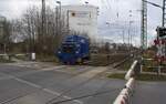312 323 auf dem Streckengleis | Anklam | April 2022
