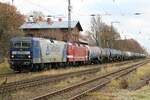 DeltaRail 243 069 & 972 umgeleitet mit einem vollen Kesselzug auf dem Weg von Stendell nach Frankfurt Oderbrücke.