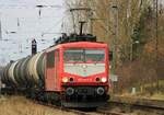 LEG 155 078 umgeleitet auf der Fahrt von Beddingen nach Stendell.