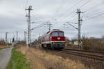 WFL 231 012 als Lz am 02.04.2023, Abzweig Srg in Stralsund.