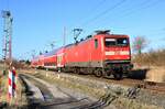 DB Regio 112 116 am RE 5 Pendel zwischen Stralsund Hbf und Grimmen.