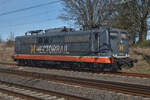 HCTOR 162 wartet auf einen Holztransport in L�wenberg (Mark) am 02.01.2022