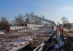 Neues von der Baustelle in Nassenheide am 25.01.2013.