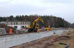 Neues von der Baustelle in Nassenheide am 01.02.2013.