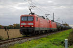 DeltaRail mit 143 893, 143 009 & Kesselzug in Elmenhorst am 12.10.2022.
