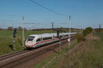 Am 27.04.2025 fuhr Triebzug 9037 als Zusatzfahrt ICE 2917 von Rostock nach Berlin.