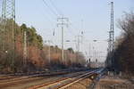 Blick auf den südlichen Berliner Ring (KBS 240)  bei Diedersdorf (Km 125) am 20.