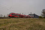 442 626 war am 30.03.2024 auf dem Weg von Senftenberg nach Dessau Hbf. und hatte sein Ziel fast erreicht. Kurz vor Dessau wurde die Elbebrücke überquert.