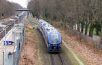 Niederbarnimer Eisenbahn 632 005 + 632 008 // Berlin-Biesdorf // 15. M�rz 2022