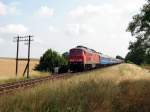 232 230 mit D 246 in M�ncheberg (30.07.2006)