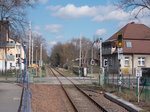 Ausfahrbereich nach Groß Schönebeck,am 08.April 2016,in Klosterfelde.