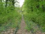 Niederlausitzer Eisenbahn!Herzberg/Elster (am Stadtpark)!Blickrichtung Herzberg-Stadtbahnhof!