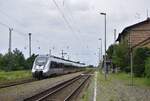 1442 310 fährt als RB51 nach Falkenberg in Annaburg ein.

Annaburg 27.07.2023