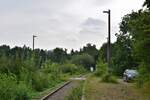 Blick vom Haltepunkt Bad Schmiedeberg Süd in Richtung Eilenburg.